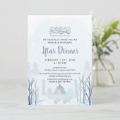 Invitation au dîner Iftar du Ramadan d'hiver Mosqu (Debout devant)