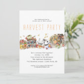 Invitation au dîner Modern Harvest (Debout devant)