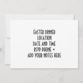 INVITATION AU DÎNER (N'IMPORTE QUELLE OCCASION !) (Dos)