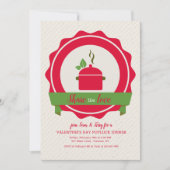 Invitation au dîner Potluck (Devant)