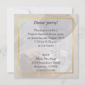 invitation au dîner vin et ail (Dos)