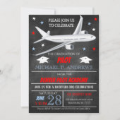 Invitation au diplôme de pilote (Devant)