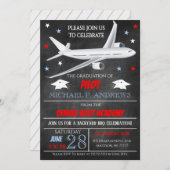 Invitation au diplôme de pilote (Devant / Derrière)