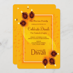 Invitation au Diwali Golden Party