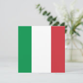 Invitation au drapeau italien (Debout devant)