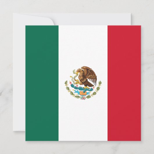 Invitation au drapeau mexicain (Devant)