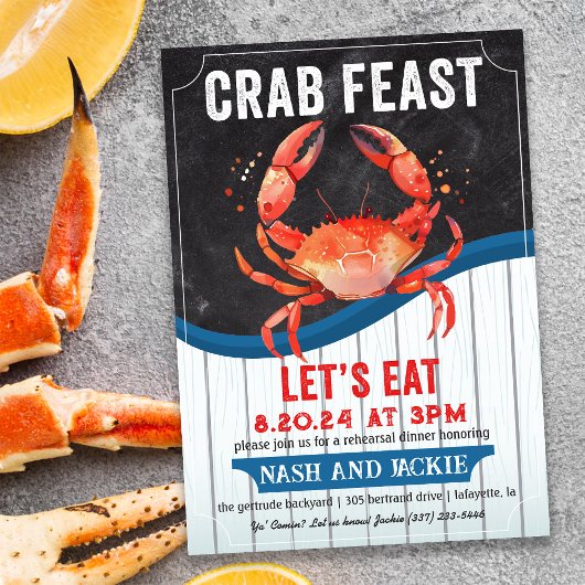 Invitation au Festin de Crabe