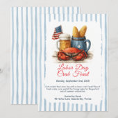 Invitation au festin de crabes de la fête du Trava (Devant / Derrière)