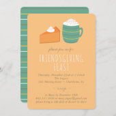 Invitation au Festin de Friendsgiving (Devant / Derrière)