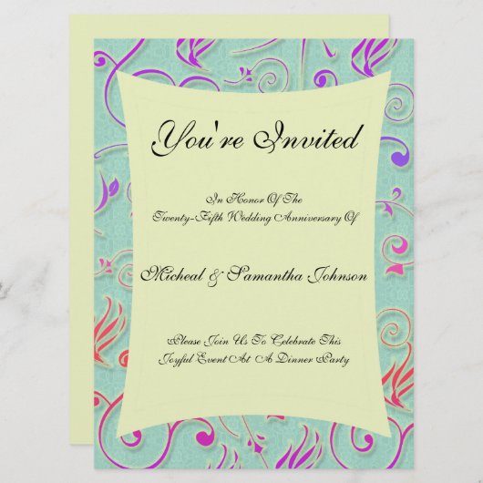 Invitation au festival Confetti (Devant / Derrière)