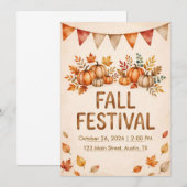 Invitation au Festival d'Automne (Devant / Derrière)