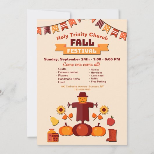 Invitation au festival d'automne (Devant)