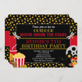 Invitation au festival de cinéma en plein air sous (Devant / Derrière)