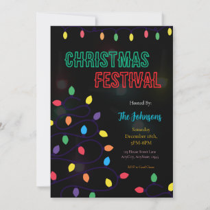 Invitation au Festival de Lumières de Noël