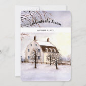 Invitation au festival de Noël en Nouvelle-Anglete (Dos)