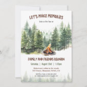 Invitation au feu de camp de la forêt de la Réunio (Devant)