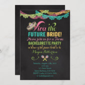 Invitation au Fiesta Bachelorette Party (Devant / Derrière)