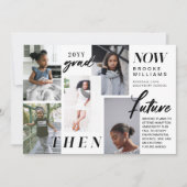 Invitation Au fil des ans - Maintenant & puis Graduation 5 Ph (Devant)
