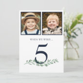 Invitation Au fil des ans Photos Occasion Tableau # Signes (Debout devant)