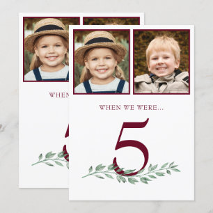 Invitation Au fil des ans Photos Occasion Tableau # Signes