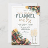 Invitation au flamping flanelle et Fizz Bacheloret (Devant)