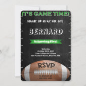 Invitation au football (Devant)