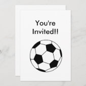 Invitation au football (Devant / Derrière)