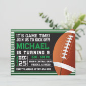 Invitation au football, Invitation à l'anniversair (Debout devant)