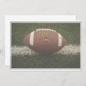 Invitation au football noir (Devant / Derrière)