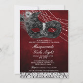 Invitation au gala de masquerade d'affaires d'entr (Devant)