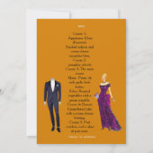 Invitation au gala de Noël (Dos)