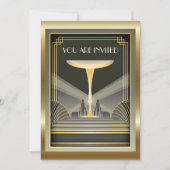 Invitation au Gala Deco Contemporain Evénement 2 (Devant)