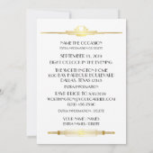 Invitation au Gala Deco Contemporain Evénement 2 (Dos)