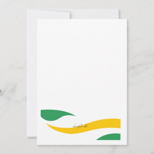 Invitation au golf (Dos)