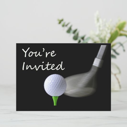 Invitation au golf (Debout devant)