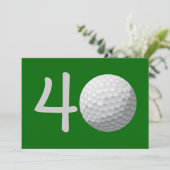 Invitation au golf 40e anniversaire de golf (Debout devant)