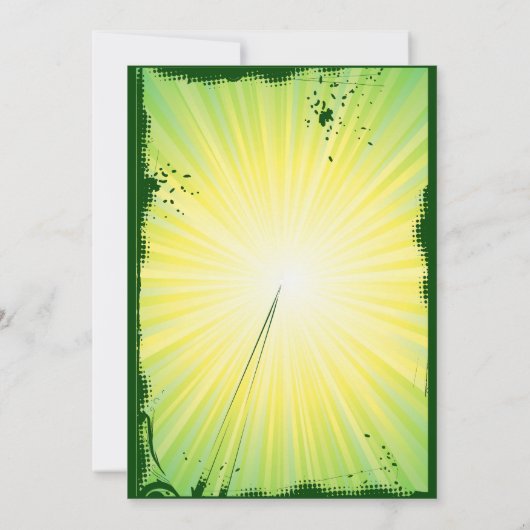 Invitation au golf 40e anniversaire de golf (Dos)