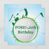 Invitation au golf pour les femmes à l'occasion du (Devant / Derrière)