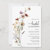 Invitation au goûter de mariage bohème (Devant)