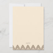 Invitation au henné (Dos)