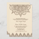 Invitation au henné (Devant / Derrière)