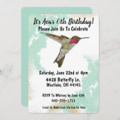 Invitation au Hummingbird Ayre Party (Devant / Derrière)