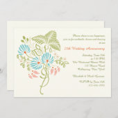 Invitation au Imaginaire de fleurs (Devant / Derrière)