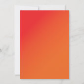 Invitation au jalon du feu (Dos)