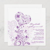 Invitation au jardin du coeur floral (Devant / Derrière)