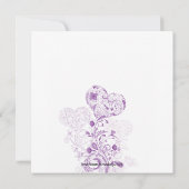 Invitation au jardin du coeur floral (Dos)