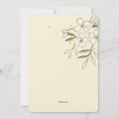 Invitation au jasmin parfumé (Dos)