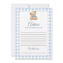Invitation au jeu de conseils pour bébé ours prépa