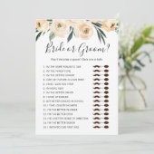 Invitation au jeu de douche de mariée ou de mariée (Debout devant)