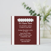 Invitation au jeu de football (Debout devant)